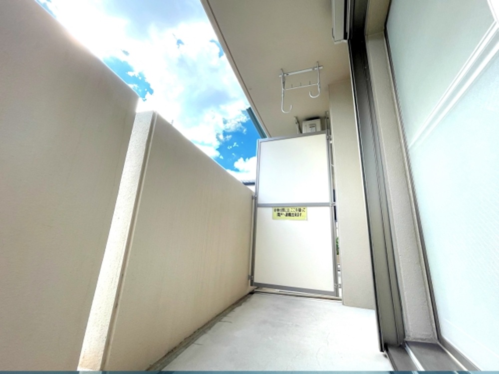 整理整頓されたベランダ